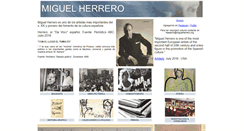 Desktop Screenshot of miguelherrero.org